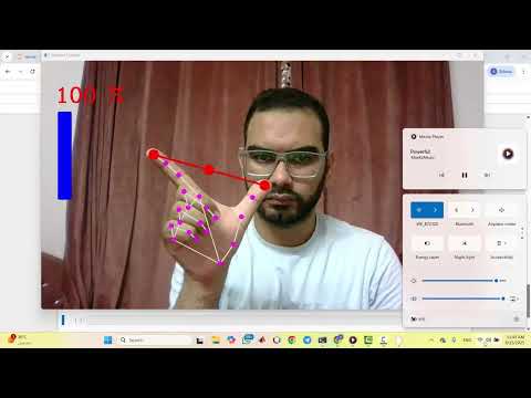 Hand Gesture Volume Control with OpenCV & PyCaw