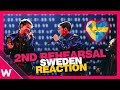 🇸🇪 Sweden Second Rehearsal (REACTION) Marcus &amp; Martinus &quot;Unforgettable&quot; Eurovision 2024