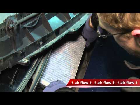 Mercedes Benz A Klasse. Замена салонного фильтра. Cabin air filter replacement.