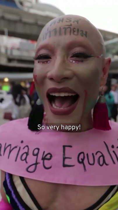Joy as Thailand Passes Same-Sex Marriage | TaiwanPlus News #thailand #lgbt #pride