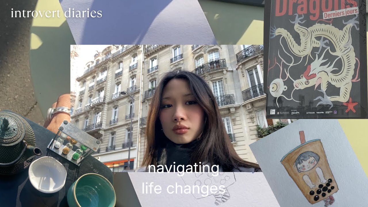 Introvert Diaries | slow reset, navigating change, museum visit & drawing ꩜