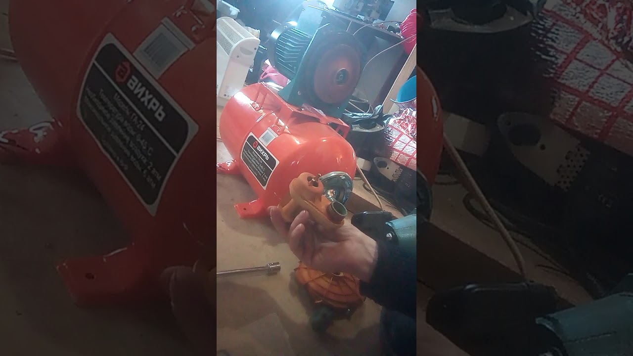 Ремонт трубки Вентури насосной станции - YouTube