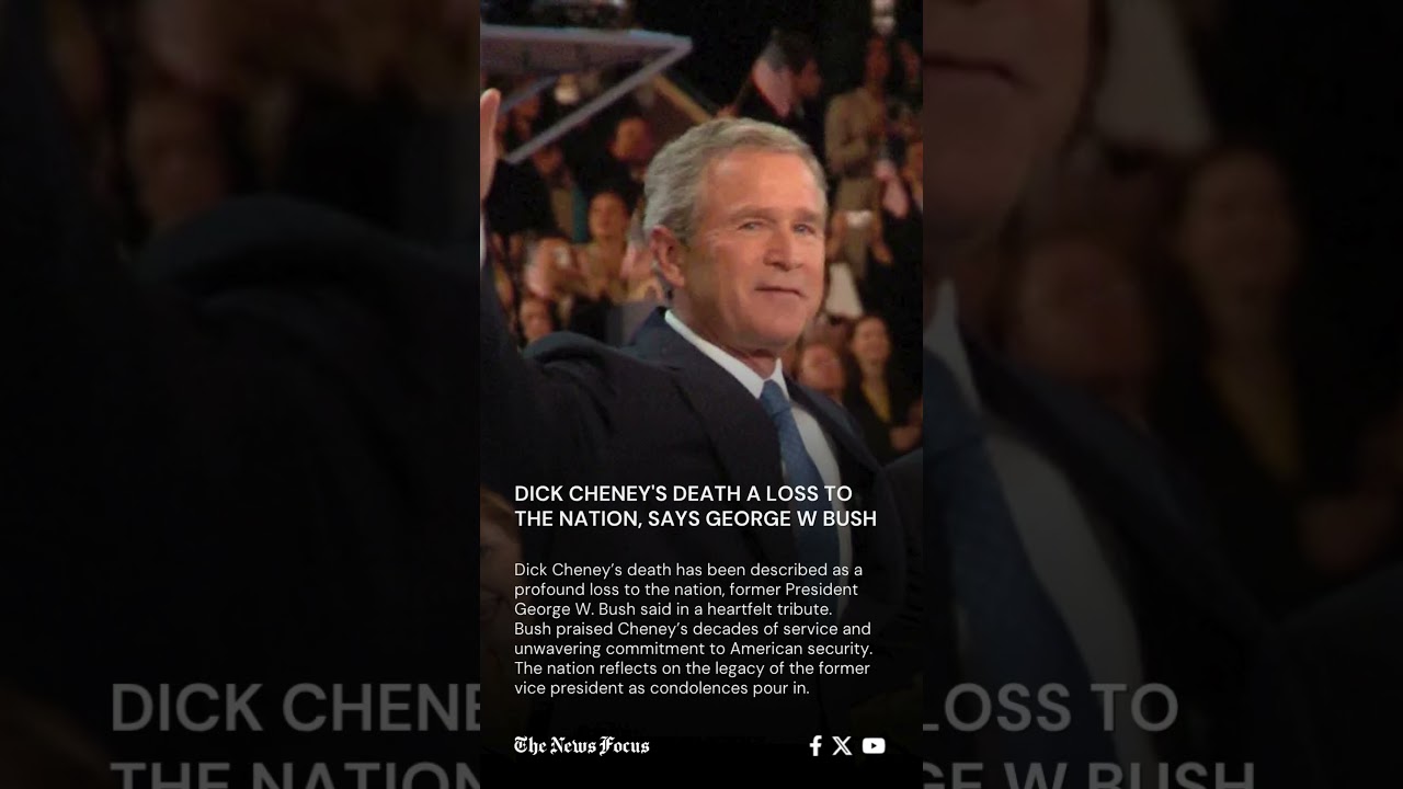 George W. Bush Calls Dick Cheney’s Death a Major Loss to the Nation | Breaking News Update