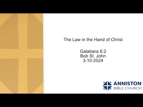 The Law in the hand of Christ