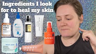 SKINCARE | MY GO TO PRODUCTS FOR ANGRY SKIN (breakout, sensitized, or sensitive acne prone skin)