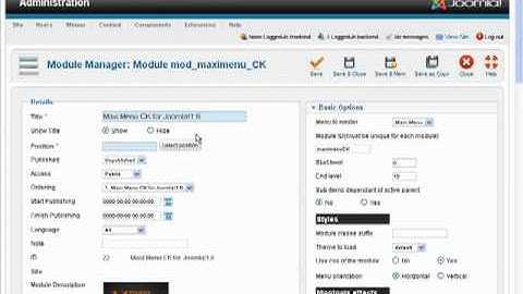 Installing Joomla 1.6 Extension Tutorial
