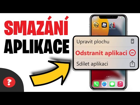 Jak SMAZAT APLIKACI z IPHONU | Návod | iPhone / Telefon / Apple ID