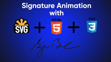 Signature Animation Using SVG + HTML + CSS  in Hindi | CodeModeOn