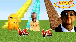 Gegagedigedagedago vs TENGE vs OBUNGA Choose Right STAIRS 360 degree video