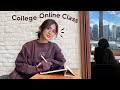 Online School Vlog (study with me & productive days)