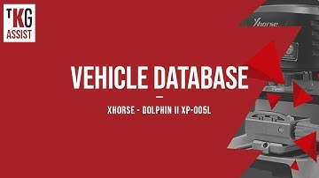 TKG Assist - How to Find a Key Blade Using the Vehicle Database on the Dolphin II XP-005L