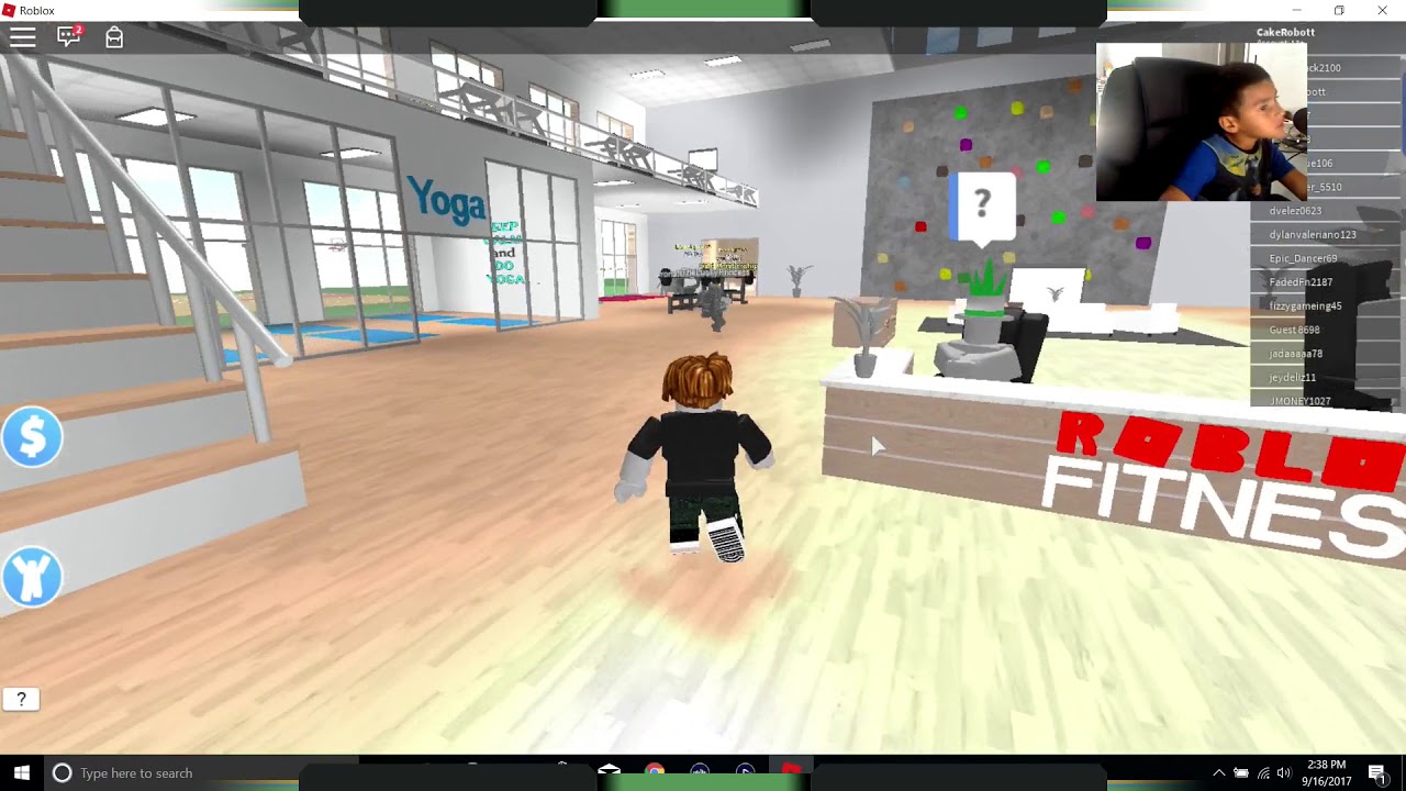 Working Out At Roblox Gym Youtube