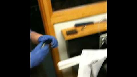 IR Spectrsocopy no. 3   How to make a KBr pellet of a solid at Bryn Mawr