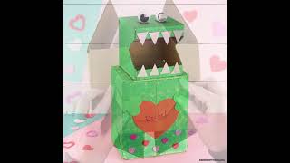 How to Make a Dinosaur Valentine Box