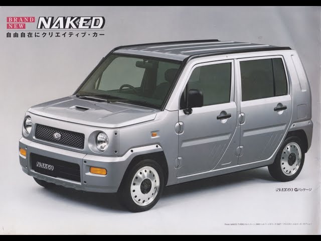 自動車カタログ 99' ダイハツネイキッド (DAIHATSU NAKED) - YouTube