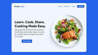 Food Recipe Website using Tailwind CSS, JavaScript & PHP | Ashutosh Hathidara screenshot 5