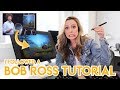 DISNEY ARTIST FOLLOWS A BOB ROSS TUTORIAL (PHOTOSHOP)