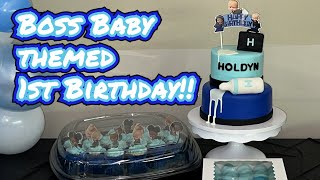 Boss Baby!! | 1st Birthday Cake! | Chell's Sugar Rush