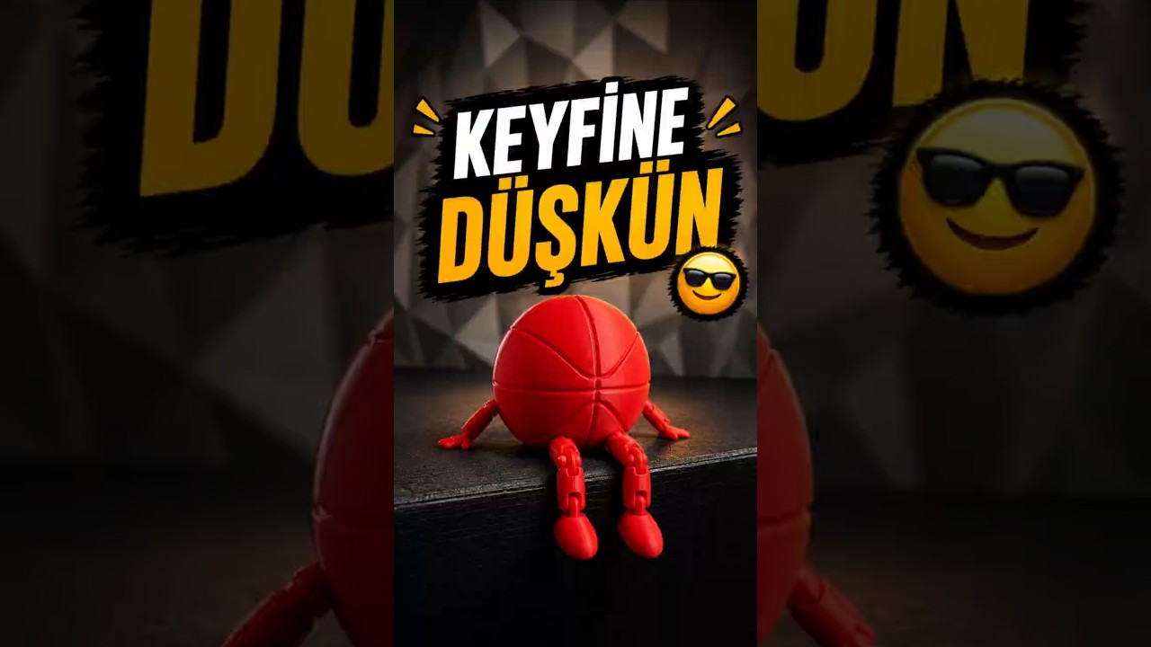 Keyfine Düşkün Top 😎 | 3D Printed Fidget Toy