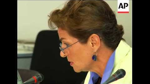 First presser by new UN climate chief Christiana Figueres