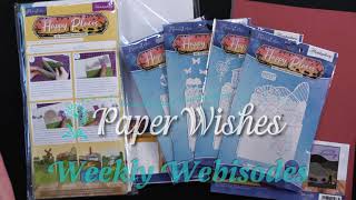 Z Fold Cards - Paper Wishes Webisodes - Hunkydory Moonstone Happy Place Cutting Die Collection