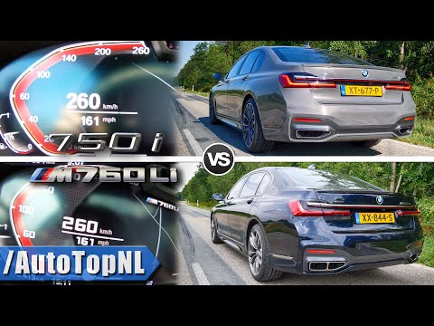 2020 BMW 7 SERIES | 750i V8 vs V12 M760Li | 0-250km/h SOUND & AUTOBAHN by AutoTopNL