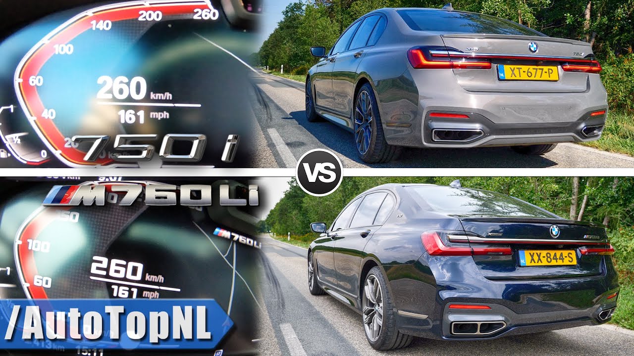2020 BMW 7 SERIES | 750i V8 vs V12 M760Li | 0-250km/h SOUND & AUTOBAHN ...