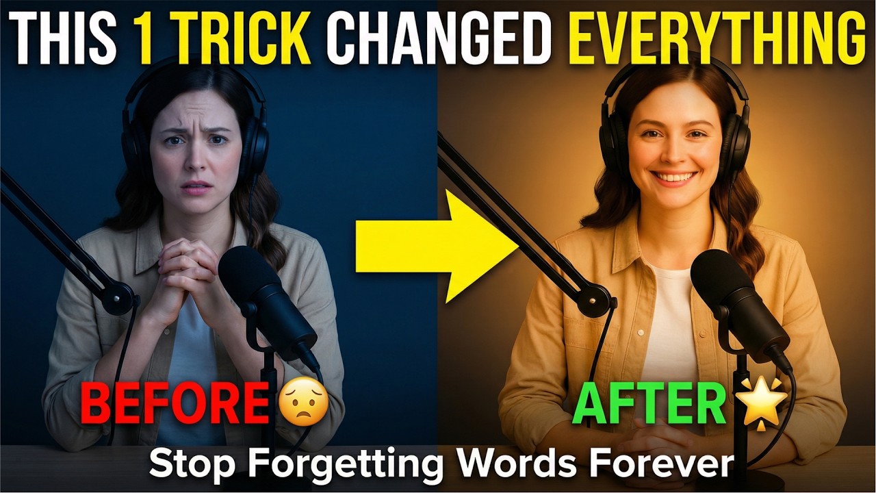 I Forgot English Words Daily — This 1 Trick Changed Everything