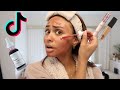 TRYING VIRAL TIKTOK BEAUTY PRODUCTS *is the hype worth it?* ft. tiktok made me buy it
