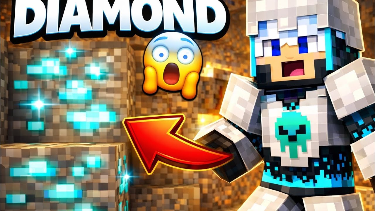 Minecraft Survival Episode 3 | Deep Cave & Diamond Hunt 💎 - YouTube