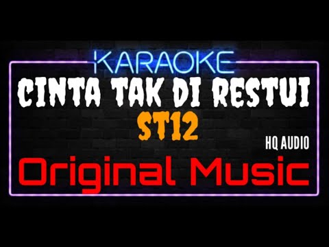 Karaoke Cinta Tak Di Restui ( Original Music HQ ) Audio - ST12