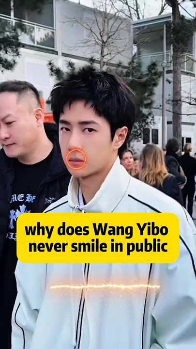 Why does wang Yibo never smile in public. #wangyibo #yibo #bjyx