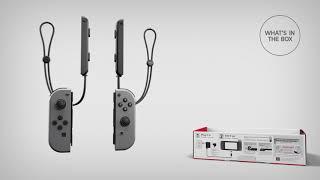 Nintendo Switch Overview - Nintendo Switch with Neon Blue and Neon Red Joy‑Con - HAC-001(-01)