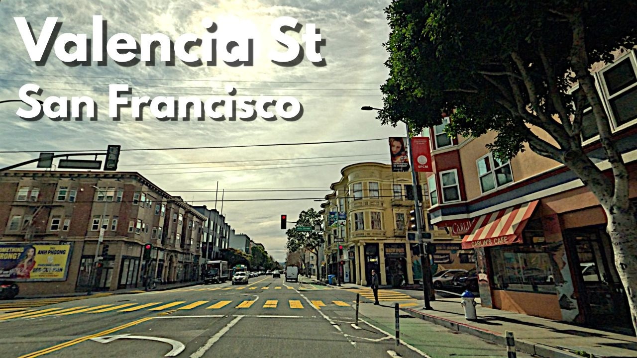 Valencia St | San Francisco — Real-Time Drive (No Music) - YouTube