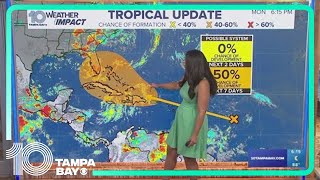 Tracking the Tropics: 50% chance of new storm system becoming tropical depression