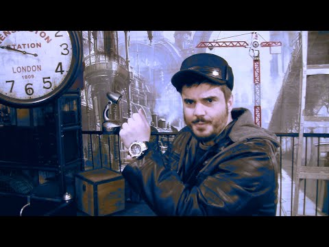 LASIKA W H9047 STEAMPUNKY STYLE MENS WATCH With Time Date Stopwatch Water Resistant 30m