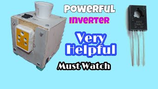 Mini Inverter From D882 Transistor Very Compact Size Easy To Use Powerful