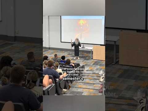 Professor Publicly Fails 5 Students #shorts Credit: (@matthewcpittman) On TT