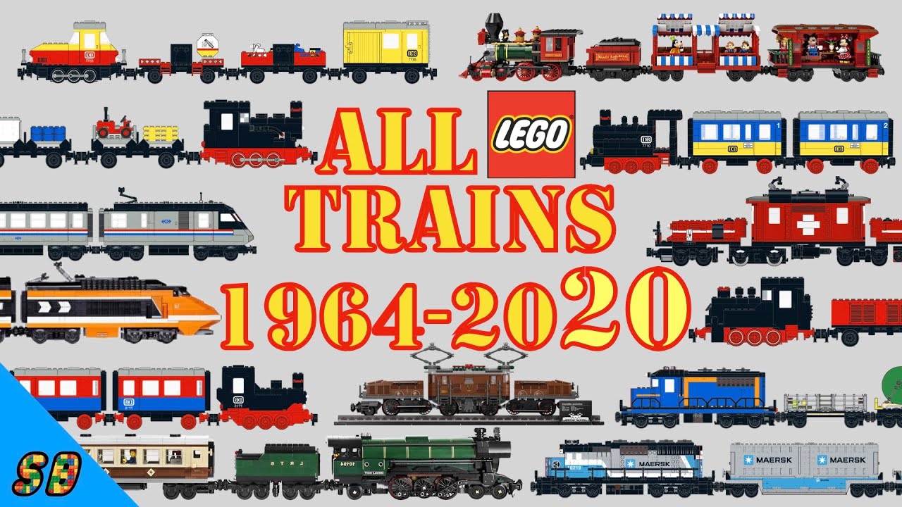 Lego TRAINS 1964-2020 - YouTube