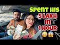 Spent his 5 lakh in 1 hour  swatimonga rajatbornstar rajatswati shocking reaction