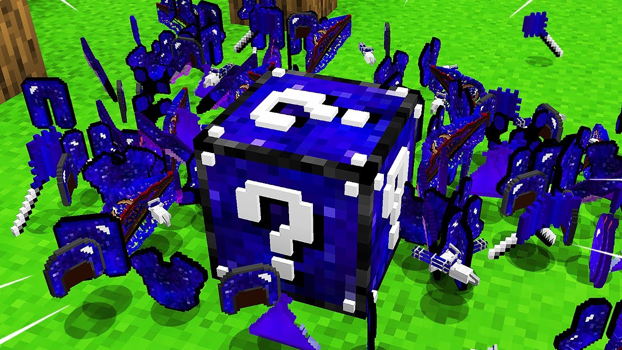 ENCONTREI A LUCKY BLOCK LIFE E CONSEGUI OS MELHORES ITENS DO MINECRAFT