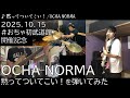 【OCHA NORMA】黙ってついてこい!を弾いてみた【初単独武道館公演記念】