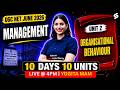 UGC NET Management Paper 2 | UGC NET Management Unit 2 | Organisational Behaviour UGC NET By Yogita