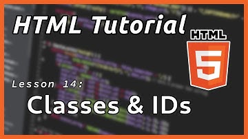 Classes and Ids - HTML Tutorial (Part 14)