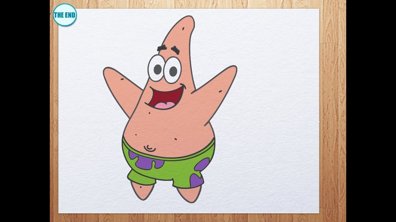 how to draw Patrick - YouTube