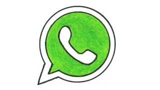 كيفية رسم شعار واتساب رمز Youtube