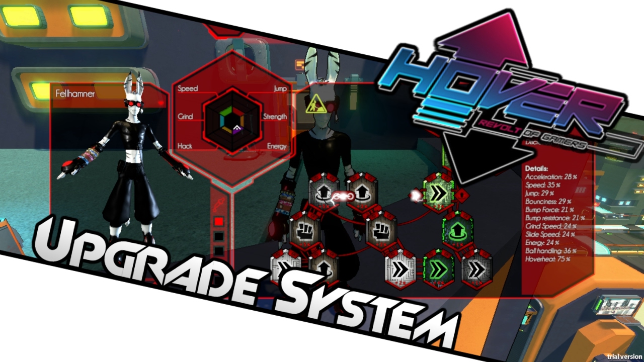 Hover: Revolt of Gamers | new upgrade system and story line!