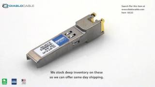 Intellinet 10/100 Multi-Mode Media Converter, ST, 1.24 miles – Enhance your existing network so it supports both copper and fiber mediumns. GE SFP RJ45 1000BaseT Copper Ethernet Transceiver