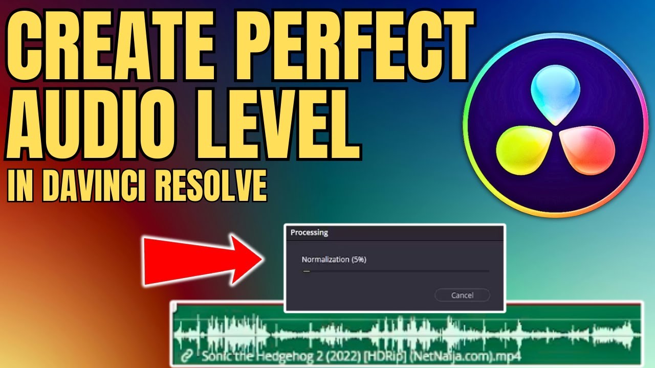How To Create Perftect Audio Level In Davinci Resolve