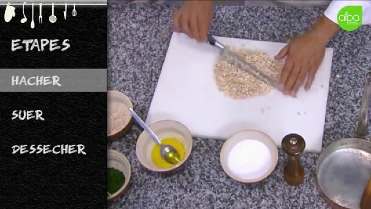 Duxelles de champignons